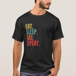 Dabbing-liefhebber Eet Slaap Dab Herhaal Grappige  T-shirt
