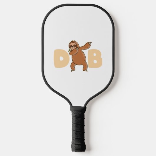 Dabbing luiaard Dabbing luiaard Pickleball Paddle (Voorkant)