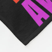 Dabbing Luiheid Epilepsie Convulsies Awareness Rib Fleece Deken (Hoek)