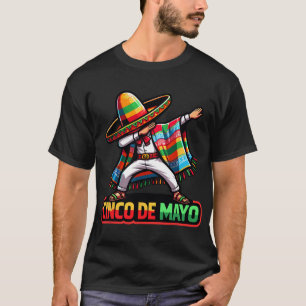 Dabbing Mexicaanse Poncho Cinco De Mayo Feest 2 T-shirt