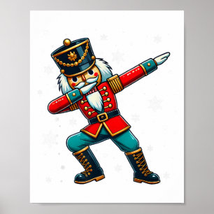 Dabbing Notenkraker Kerst Kostuum Matching Fami Poster