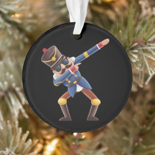 Dabbing Notenkraker Kerstvakantie Ornament