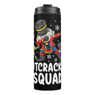 Dabbing Notenkraker Neef Squad Grappige Matching Thermosbeker