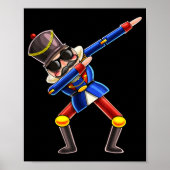 Dabbing Nutcracker Christmas Costume Nutcracker Gi Poster (Voorkant)