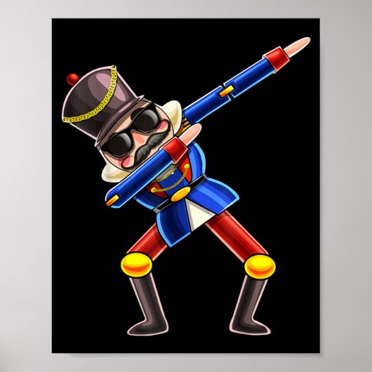Dabbing Nutcracker Christmas Costume Nutcracker Gi Poster (Voorkant)