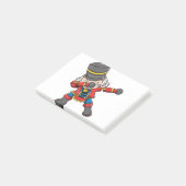 Dabbing nutcracker squad matching kerstmis post-it® notes (Schuin)
