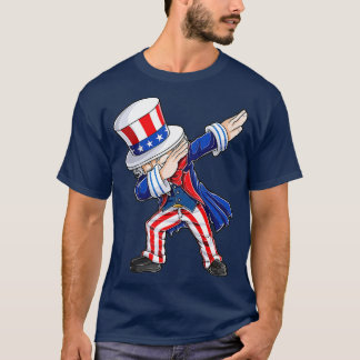 Dabbing ome Sam 4 juli Kinder Boys Mannen Gifts T-shirt