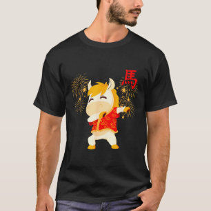 Dabbing Paard Chinees Nieuwjaar Van Het Paard2026 T-shirt