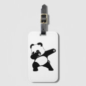 Dabbing Panda Bagagelabel (Voorkant (verticaal))