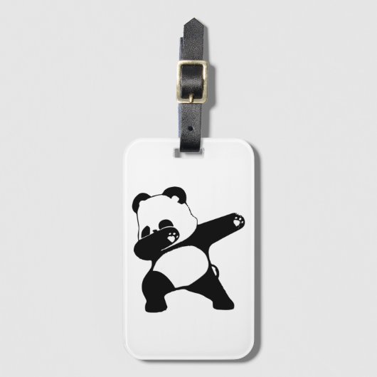 Dabbing Panda  Bagagelabel (Voorkant (verticaal))