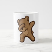 Dabbing Panda, Funny Panda dab dans Extra Grote Beker (Voorkant)