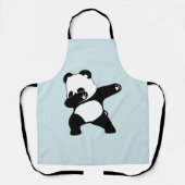 Dabbing Panda, Funny Panda dab dans Schort (Voorkant)