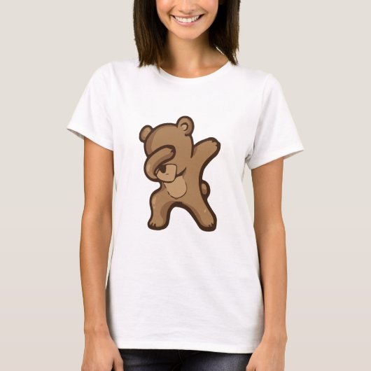 Dabbing Panda, Funny Panda dab T-shirt (Voorkant)