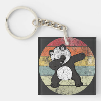 Dabbing Panda, Grappige Panda  Sleutelhanger