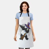 Dabbing Panda Halloween Shirten, Halloween 2021 Schort (Gedragen)