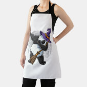Dabbing Panda Halloween Shirten, Halloween 2021 Schort (Insitu)