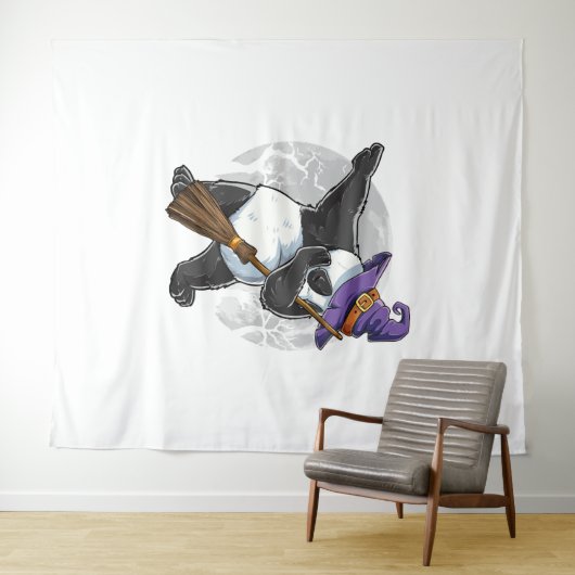 Dabbing Panda Halloween Shirten, Halloween 2021 Wandkleed (In Situ (horizontaal))