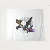 Dabbing Panda Halloween Shirten, Halloween 2021 Wandkleed (Voorkant (horizontaal))