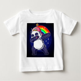 Dabbing Panda Rainbow Vibes" Baby & Kinder T-shirt
