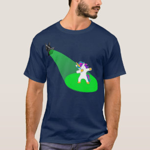 DABBING Party Disco Hip Hop Eenhoorn Gift 1 T-shirt