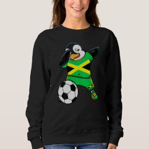 Dabbing Penguin Jamaica Soccer Fans Jersey Footbal Trui