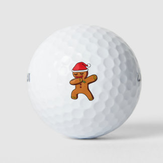 Dabbing peperkoek man bakken kerst santa cla golfballen