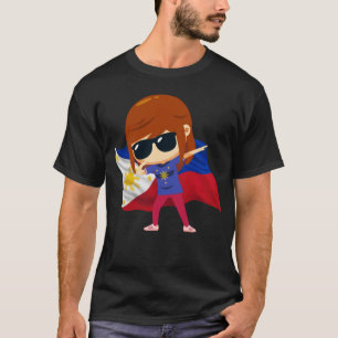 Dabbing Philippines Girl Proud Filipina Love Pinay T-shirt