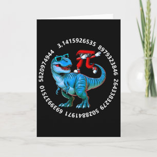 Dabbing Pi op T-rex kostuum Pi-dag wiskundeleraar  Kaart