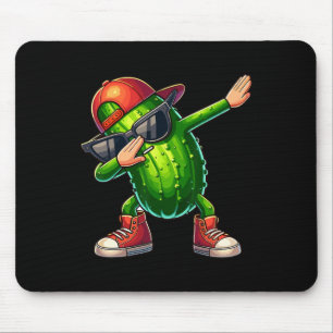 Dabbing Pickle Dancing Cucumber Lover Funny Pickle Muismat