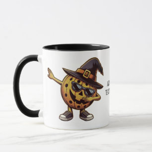 Dabbing Pickleball Pumpkin Halloween Sport Mok