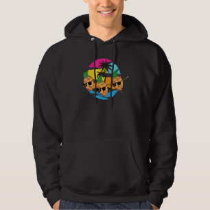 Dabbing Pineapple Sunbril, Aloha, Funny Hoodie