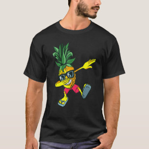 Dabbing Pineapple Sunbril Funny Pineapple Summe T-shirt