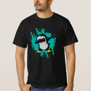 Dabbing Pinguin Dab Cold Ice Funny Gift Idee Cool T-shirt