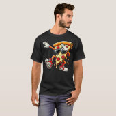 Dabbing Pizza Slice Dance Pizza Toddler Boy Dancin T-shirt (Voorkant volledig)