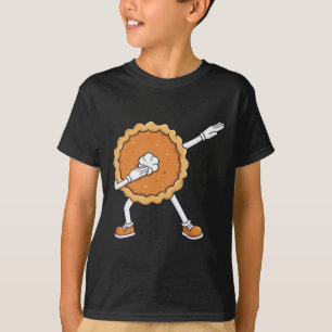 Dabbing pompoen taart Thanksgiving dag plezier jon T-shirt