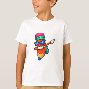 Dabbing Potlood Pen Jongens Meisjes Jeugd Peuters T-shirt