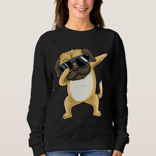 Dabbing Pug Dog Essential T-shirt 80 (Voorkant)