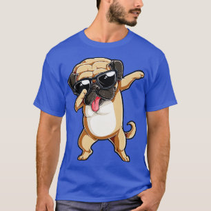 Dabbing Pug Garcons Filles Dab Dance Dog Puppy Lo T-shirt