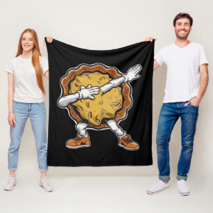 Dabbing Pumpkin Pie Thanksgiving Dag Fleece Deken