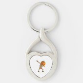 Dabbing Pumpkin - Scary Skeleton Costume - Funny H Sleutelhanger (Voorkant)