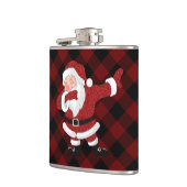 Dabbing Red Pset Santa Claus | Fun Rustic Buffalo Heupfles (Links)