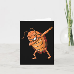 Dabbing Roach voor Bug Lover Kaart