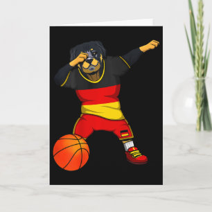 Dabbing Rottweiler Duitsland Jersey Duitse Schets Kaart