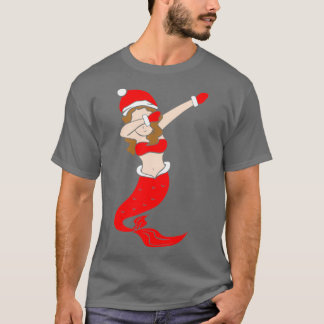 Dabbing Santa Kerstmaid T-shirt