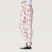 Dabbing Santa Leuk Kerstpatroon Leggings (Links)