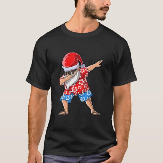 Dabbing Santa T-shirt (Voorkant)