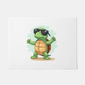 Dabbing Sea Turtle Animal Lover Save The Turtles T Deurmat (Voorkant)