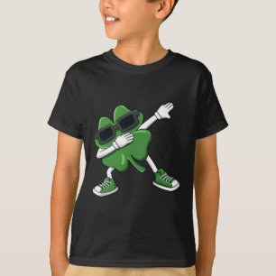 Dabbing Shamrock St Patrick's Day Fun Boys Meisjes T-shirt