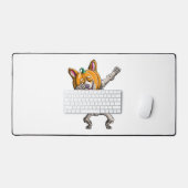 Dabbing Skelet Corgi Leuke Halloween Corgi Grappig Bureaumat (Keyboard & Muis)