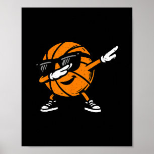 Dabbing Skelet Ll Enkelingen Sport Speler Dab Dans Poster